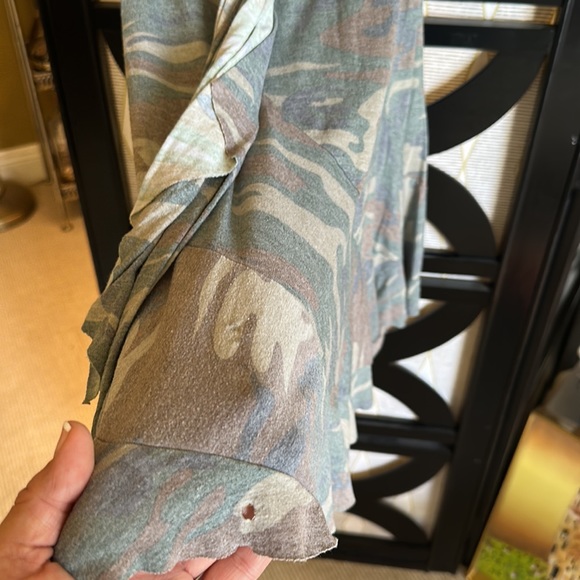 Tracy Evans Camo / Camouflage Pull On Adjustable Sash Tie Ruffle Skirt. - Picture 8 of 9